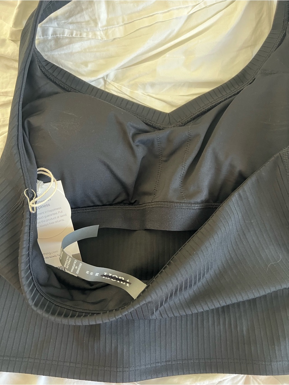 Vuori Inversion Ribbed Novelty Halter Tank - Picture 5 of 7